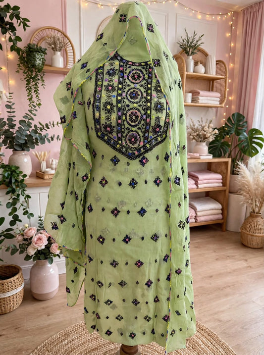 Hand Made Embroidered Suit
